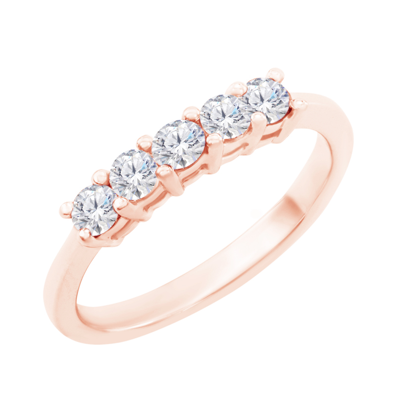 Elegantný prsteň osadený lab-grown diamantmi Grant 100291