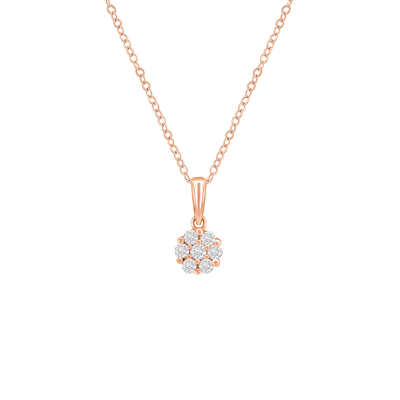 Strieborný náhrdelník s lab-grown diamantmi Hogan 104221