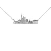 Strieborný náhrdelník mesta Berlín