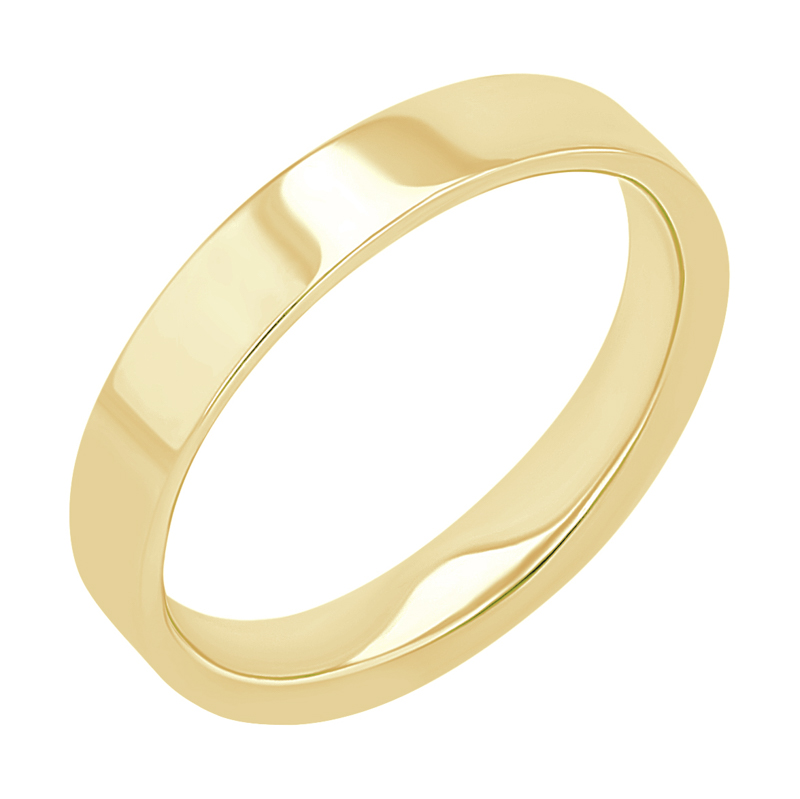 Ploché svadobné prstene zo zlata Azra 113541