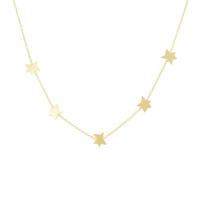 Strieborný náhrdelník s hviezdami Malý princ