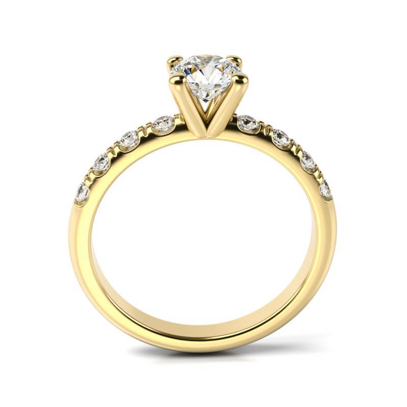 Zásnubný prsteň s diamantmi 12391