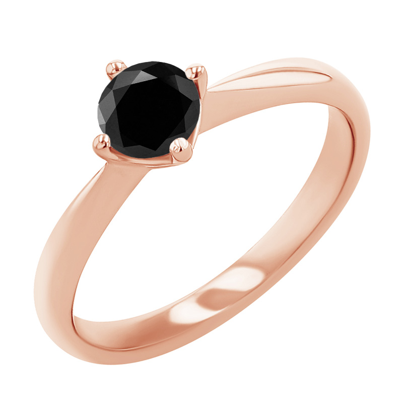 Zásnubný prsteň s čiernym diamantom Maya 125021