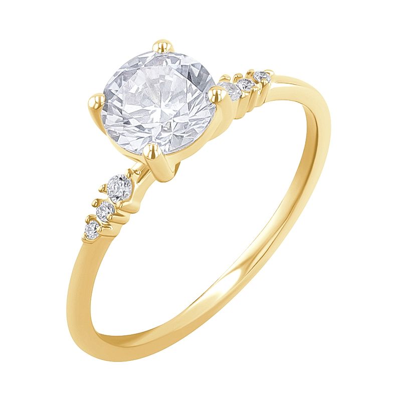 Zásnubný prsteň s diamantmi Elise