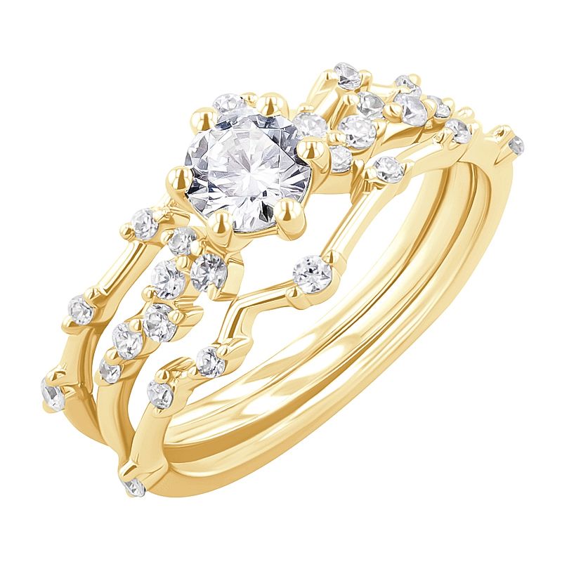 Set prsteňov s možnosťou výberu lab-grown diamantu Londie 128021