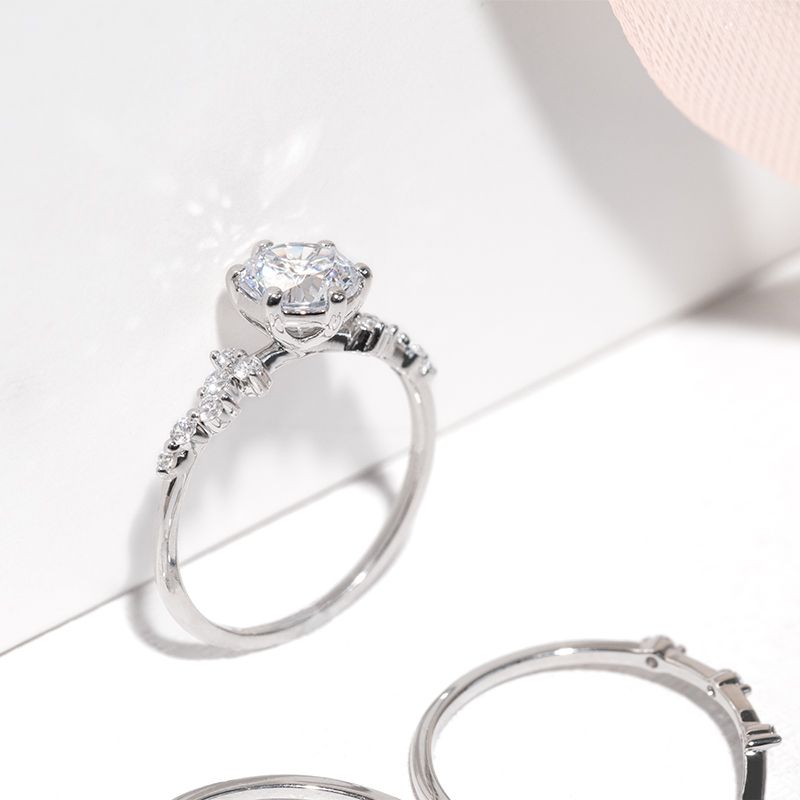 Zásnubný prsteň s lab-grown diamantmi Londie 128041
