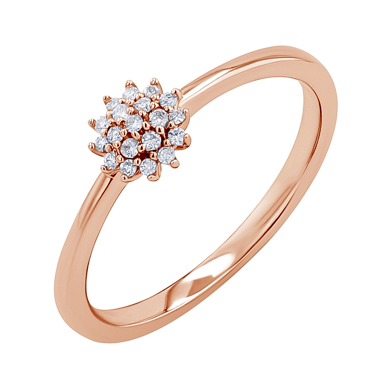 Elegantný prsteň s lab-grown diamantmi Freja 128821