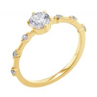 Zásnubný prsteň s diamantmi Jelena