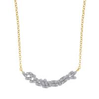 Zlatý náhrdelník s lab-grown diamantmi Darcy