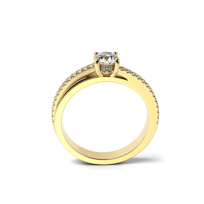 Diamantový zásnubný prsteň 19881