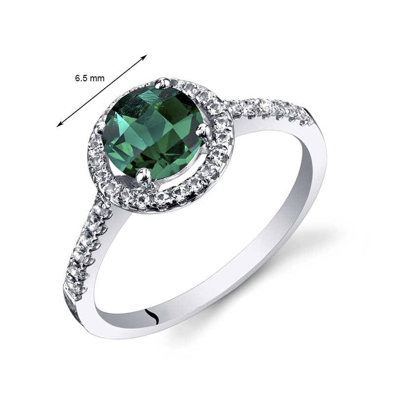 Smaragdový prsteň zo zlata s topásmi 27351