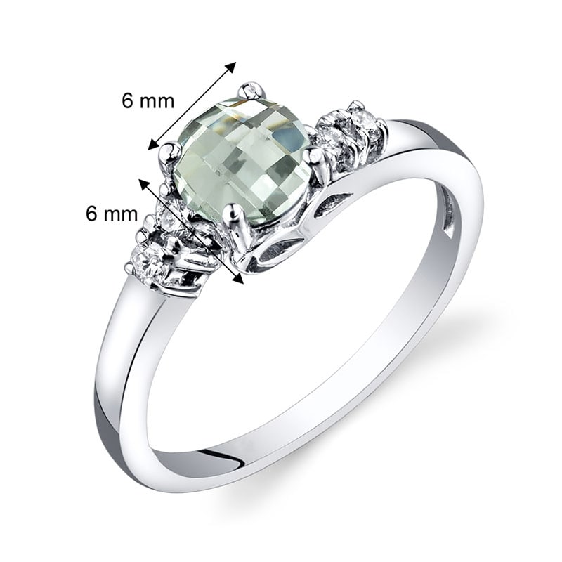 Ametystový prsteň s diamantmi 28041