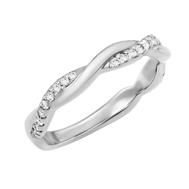 Diamantový svadobný eternity prsteň 29631