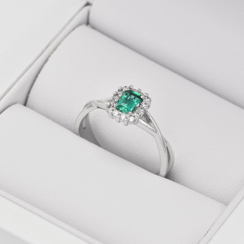 Smaragdový prsteň 29711