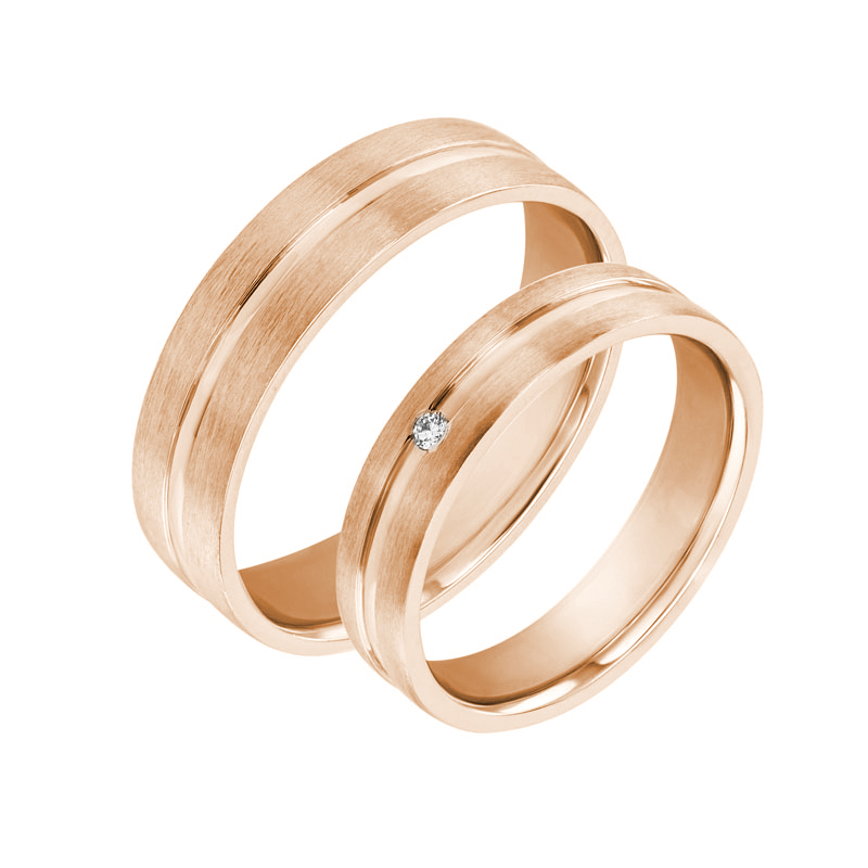 Prstene z ružového zlata 30901