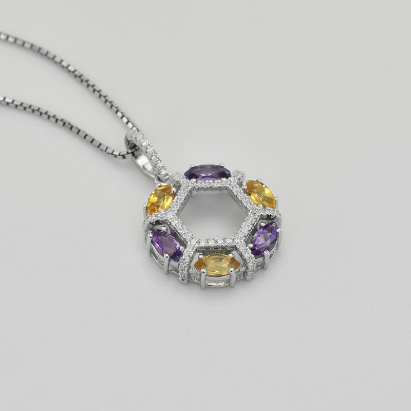 Drahokamový náhrdelník 43681
