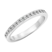 Eternity platinový prsteň s 1.50mm diamantmi Odila