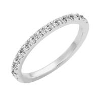 Eternity platinový prsteň s 1.75mm diamantmi Anaya
