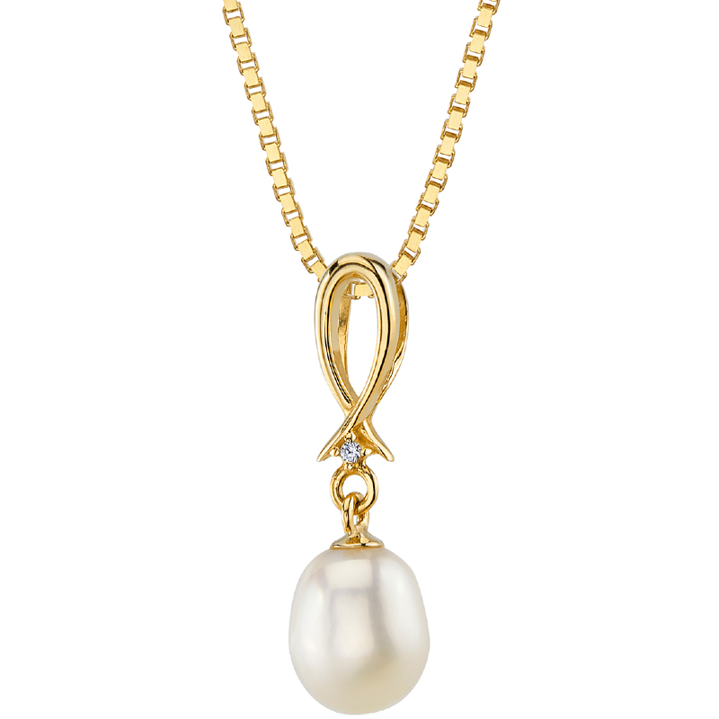 Zlatý perlový prívesok 61181