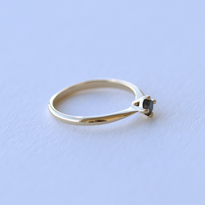 Zlatý zásnubný prsteň 61341