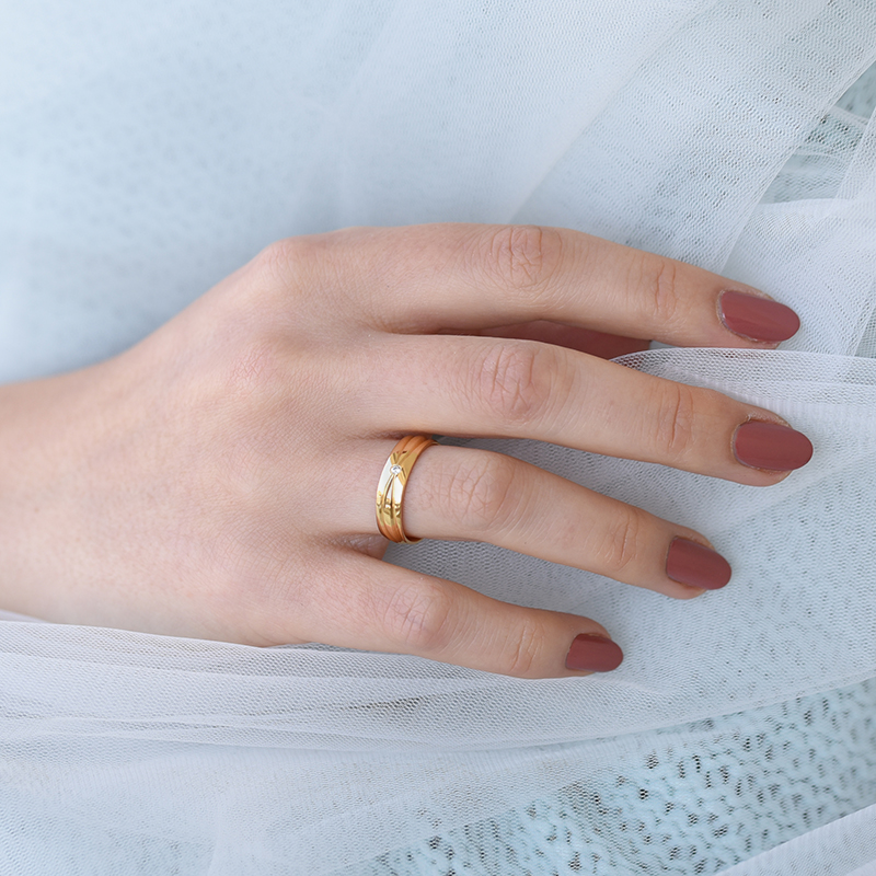 Zlaté svadobné prstene 63271