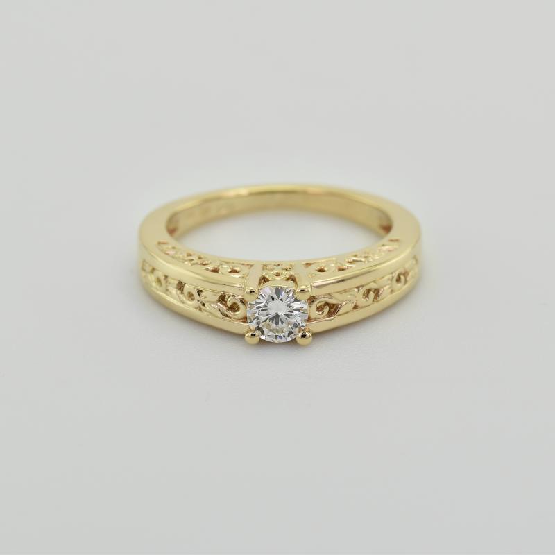 Zlatý vintage prsteň 64901