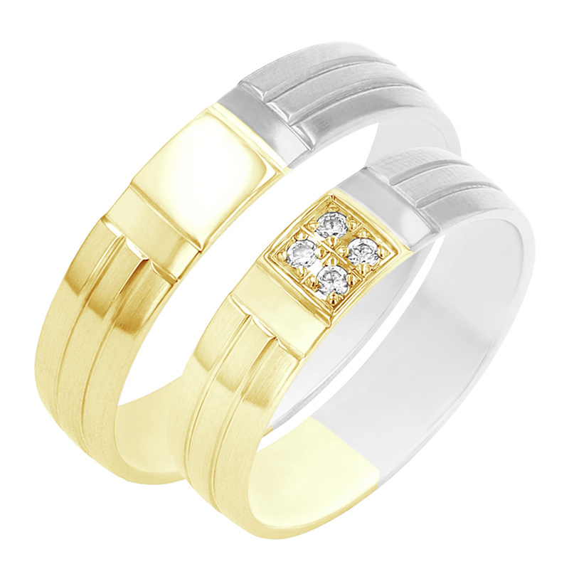 Snubné prstene zo zlata 80421
