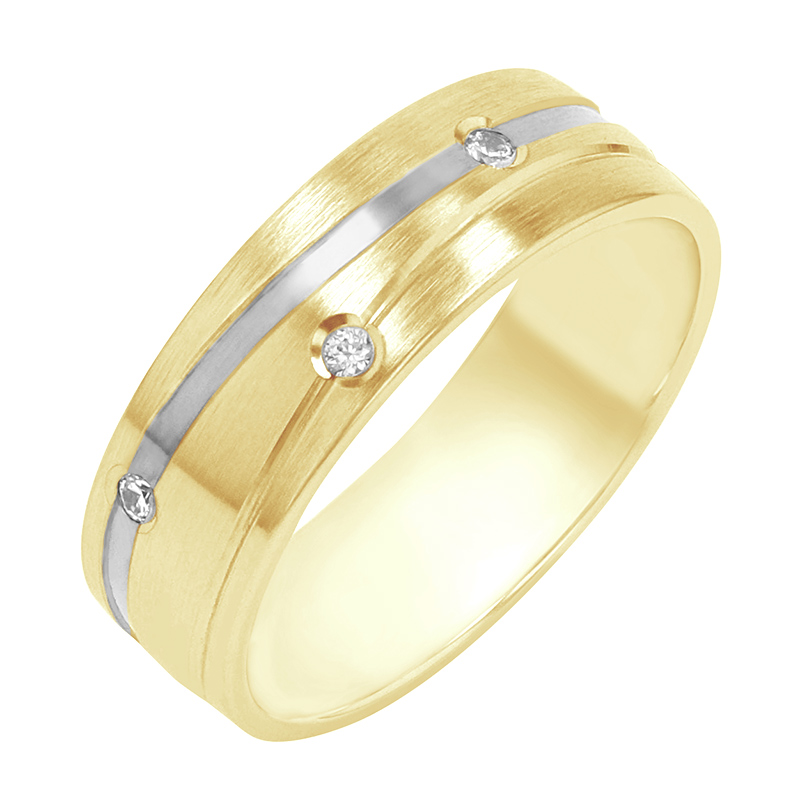 Zlatý dámský snubný prsteň 80461