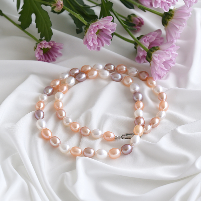 Farebný perlový náhrdelník 83461