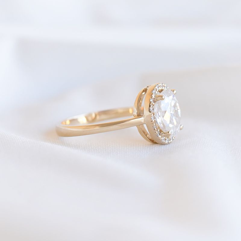 Elegantný zásnubný prsteň 94741