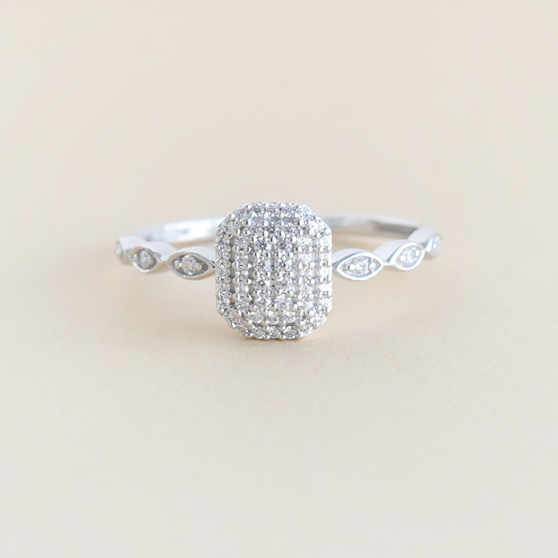 Luxusný prsteň s lab-grown diamantmi 95781