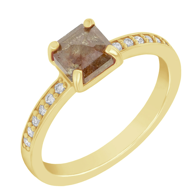Zlatý prsteň s diamantmi Marcia 97461
