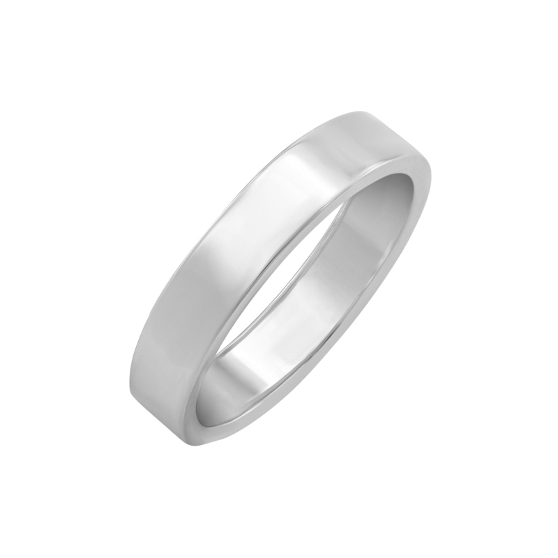 Svadobné prstene s eternity obrúčkou a plochým pánskym prsteňom Tolga 98321