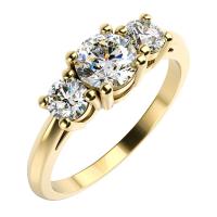 Zásnubný prsteň s 0.75ct IGI certifkovaným lab-grown diamantom Saara