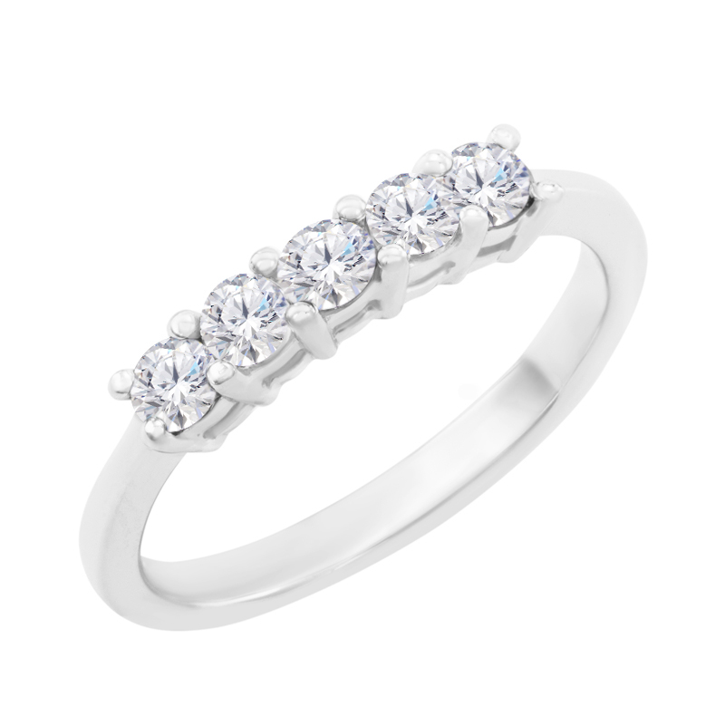 Elegantný prsteň osadený lab-grown diamantmi Klein 100292
