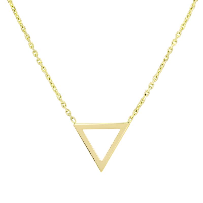 Zlatý náhrdelník v tvare trojuholníka AirTriangle