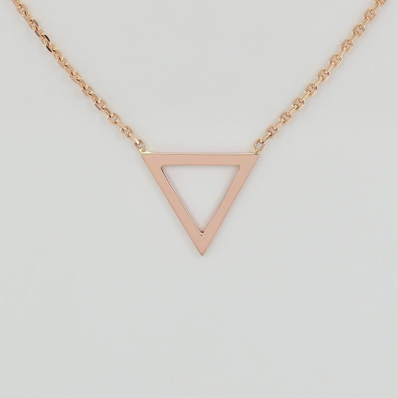 Strieborný náhrdelník v tvare trojuholníka AirTriangle 103952