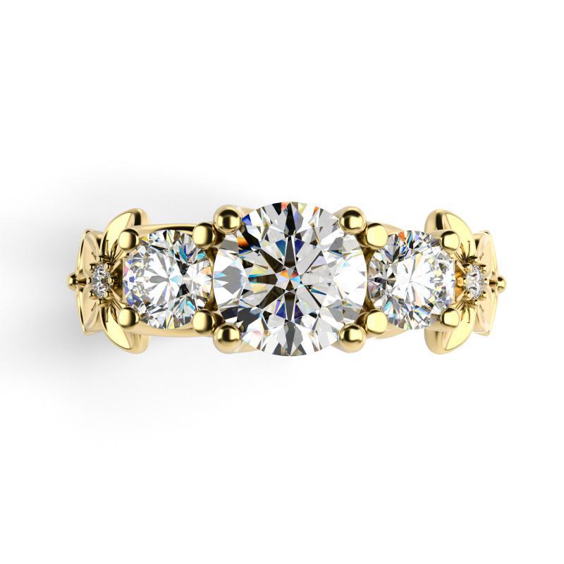 Zásnubný prsteň s diamantmi Alise 10842
