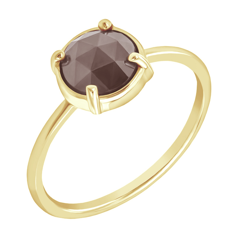 Zlatý prsteň s rutovým diamantom Ristow 114742
