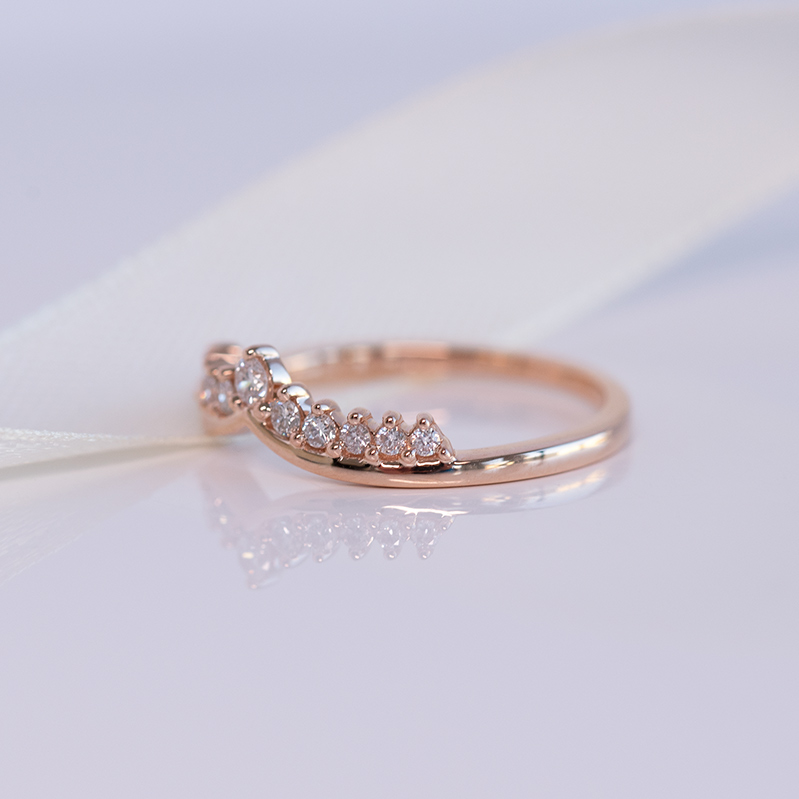 Vykrojený prsteň s diamantmi Santana 116572