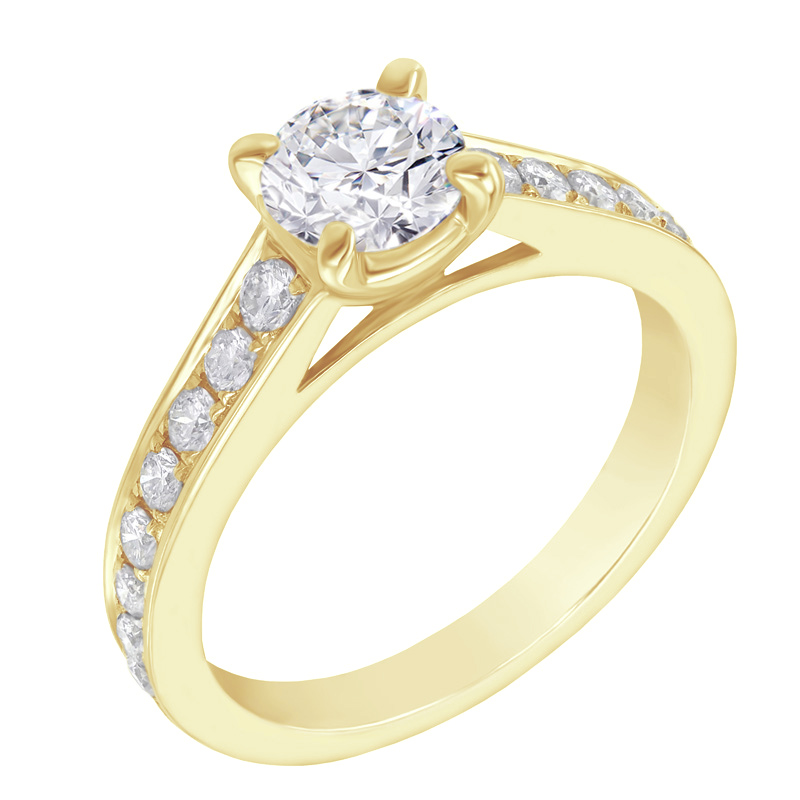 Zásnubný prsteň s diamantmi Riley 117902