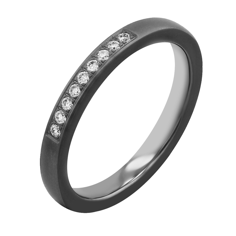 Tantalové snubné prstene s diamantmi Rasmus 125092