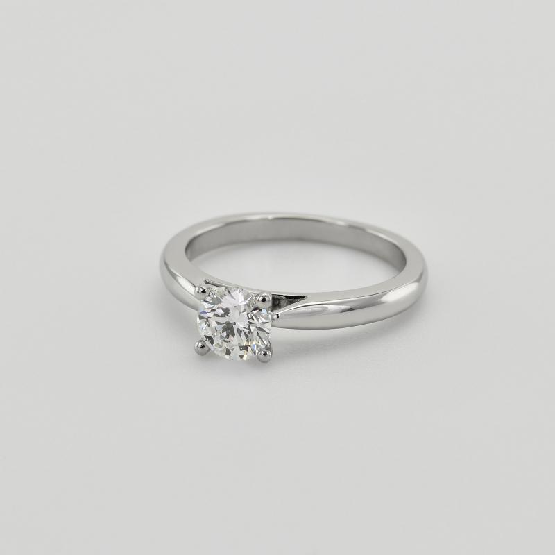 Platinový zásnubný prsteň s 0.30 GIA certifikovaným diamantom Jazmina 125412
