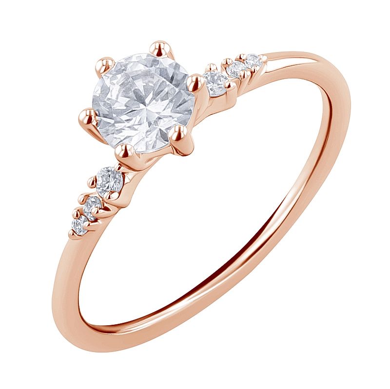 Zásnubný prsteň s diamantmi Janyne 127412