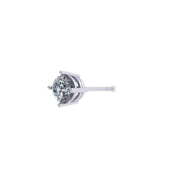 Diamantové náušnice z platiny 12932