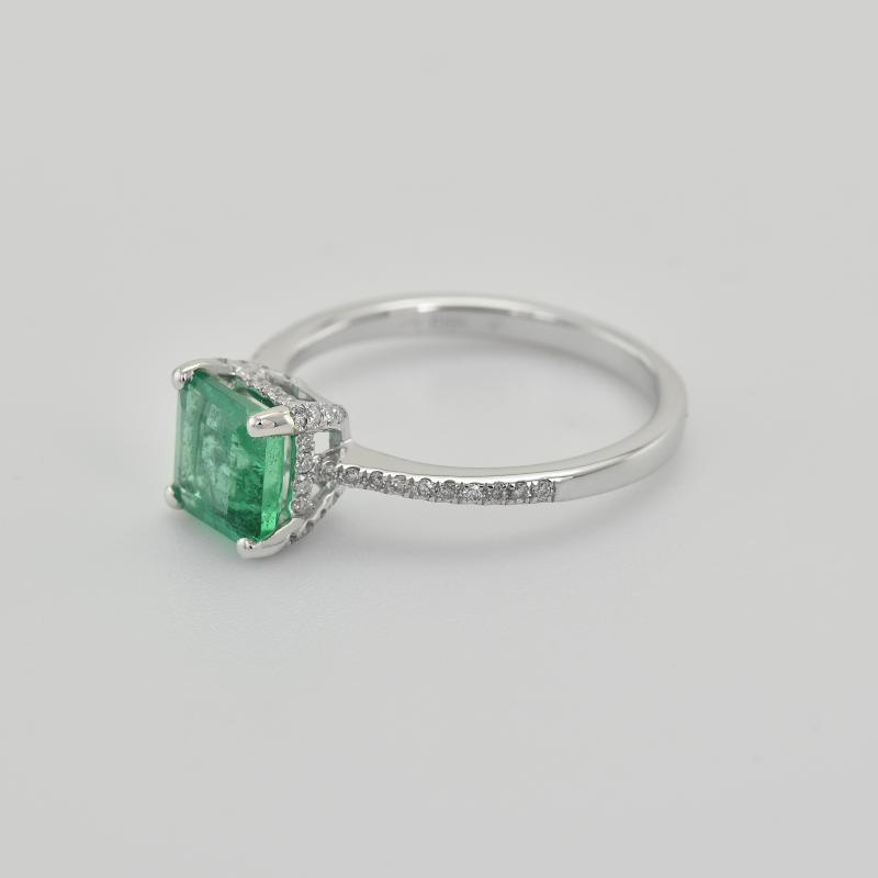 Zásnubný smaragdový prsteň 18652