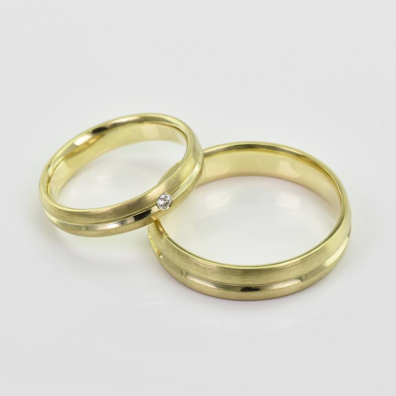 Prstene zo žltého zlata 21112