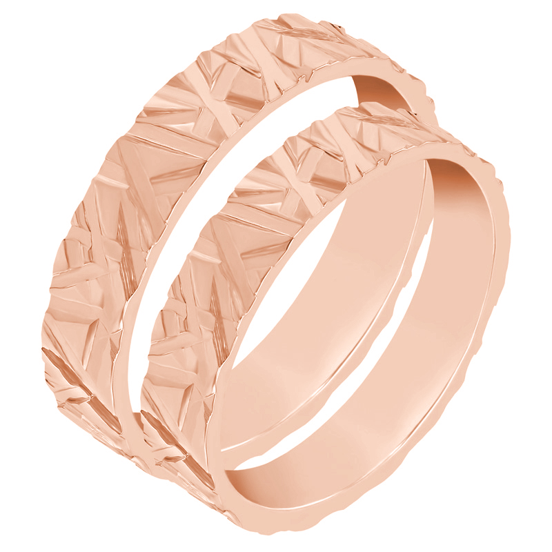 Prstene z ružového zlata 37802