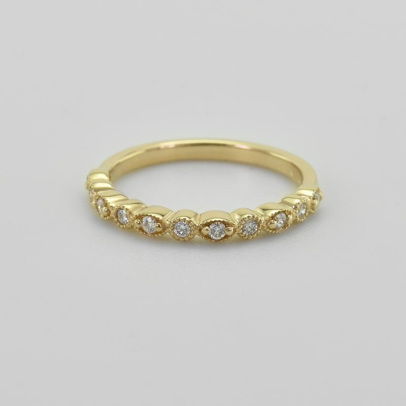 Zlatý dámský prsteň 42322