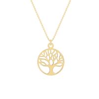 Zlatý náhrdelník so stromom života Worde